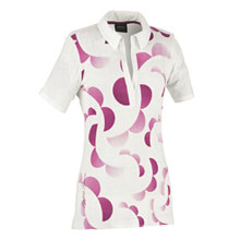 100% Polyester Golf Polo Tops for Lady